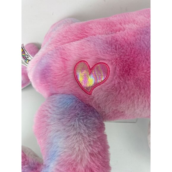 Squishmallow 22" Jumbo Large tye dye Frog Plush Pink Glitter Eyes Original - Picture 7 of 10